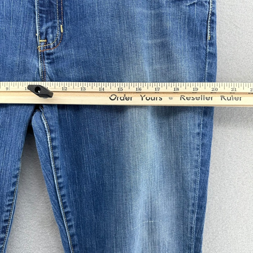 2011 Gap Low Rise Boot Cut Jeans Med Wash Women's 14 34x31 Western Country Y2K - Picture 6 of 9